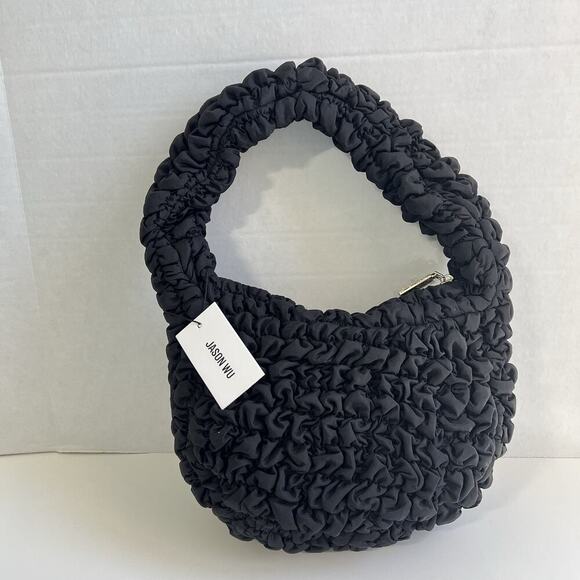 Jason Wu Fay Bubbles Puffy Shoulder Bag Black Quilted Small NEW - Picture 14 of 14